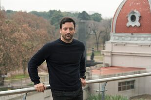 Álvaro García Resta, secretario de Desarrollo Urbano porteño, en la terraza del Palacio Lezama