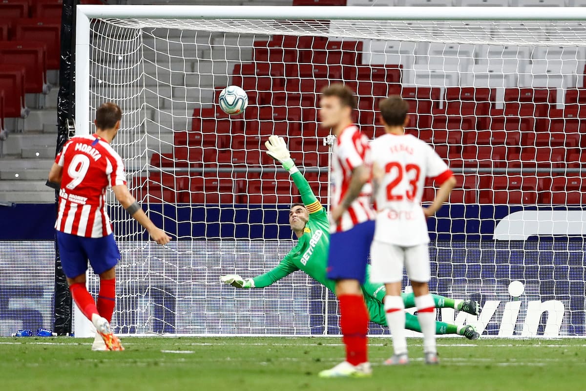 Álvaro Morata marcó el 1-0 para Atlético de Madrid ante Mallorca