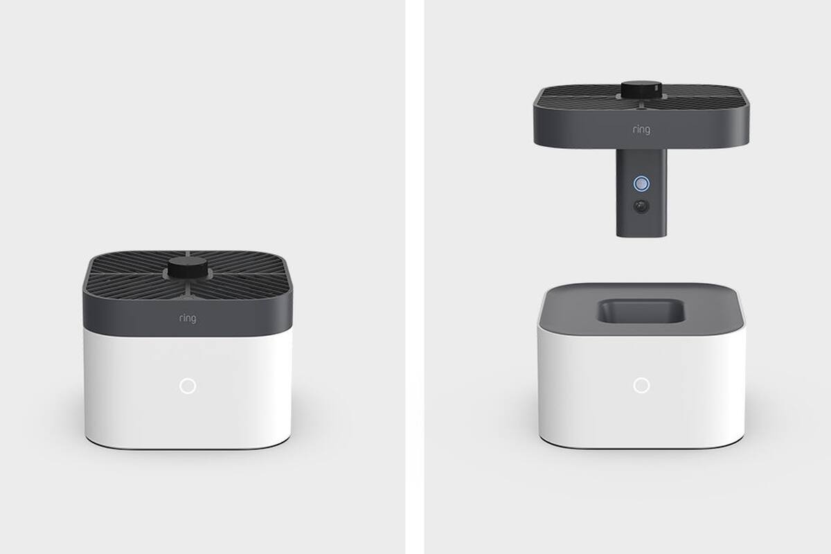 Always Home Cam es una drone de vigilancia que puede patrullar el hogar bajo techo