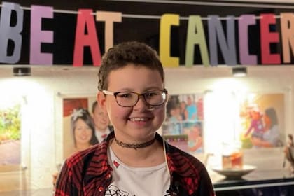 Alyssa, de 13 años, fue diagnosticada con leucemia linfoblástica aguda en mayo de 2021
