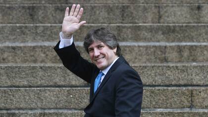 Boudou, en una de sus recientes visitas a los tribunales de Retiro