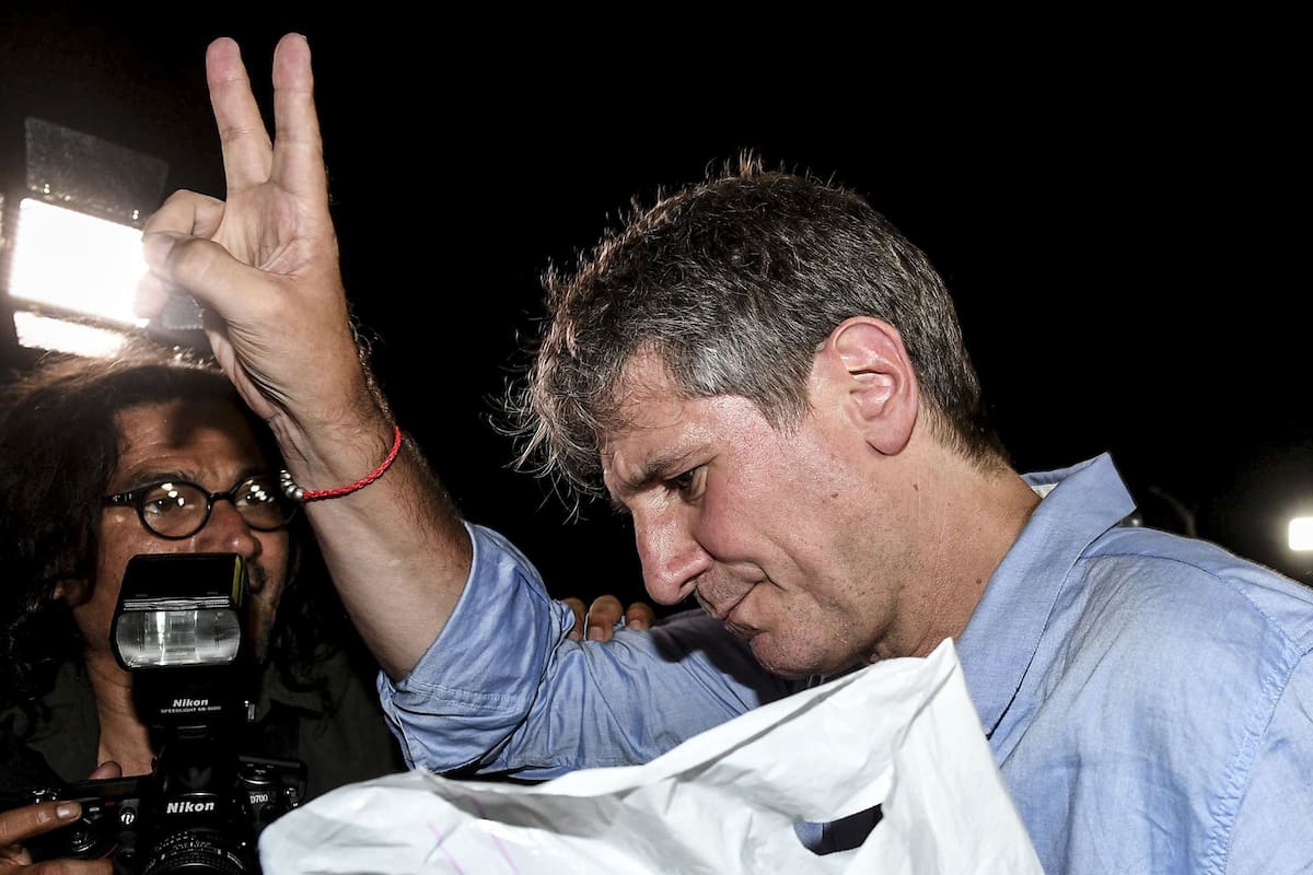 Amado Boudou en libertad