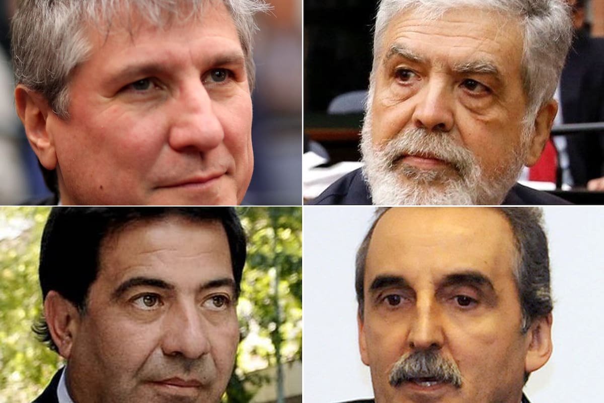 Amado Boudou, Julio De Vido, Ricardo Echegaray y Guillermo Moreno
