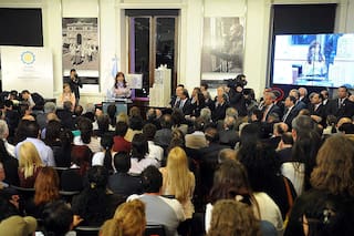 ¿Dónde está Amado Boudou en la foto del acto de Cristina Kirchner?