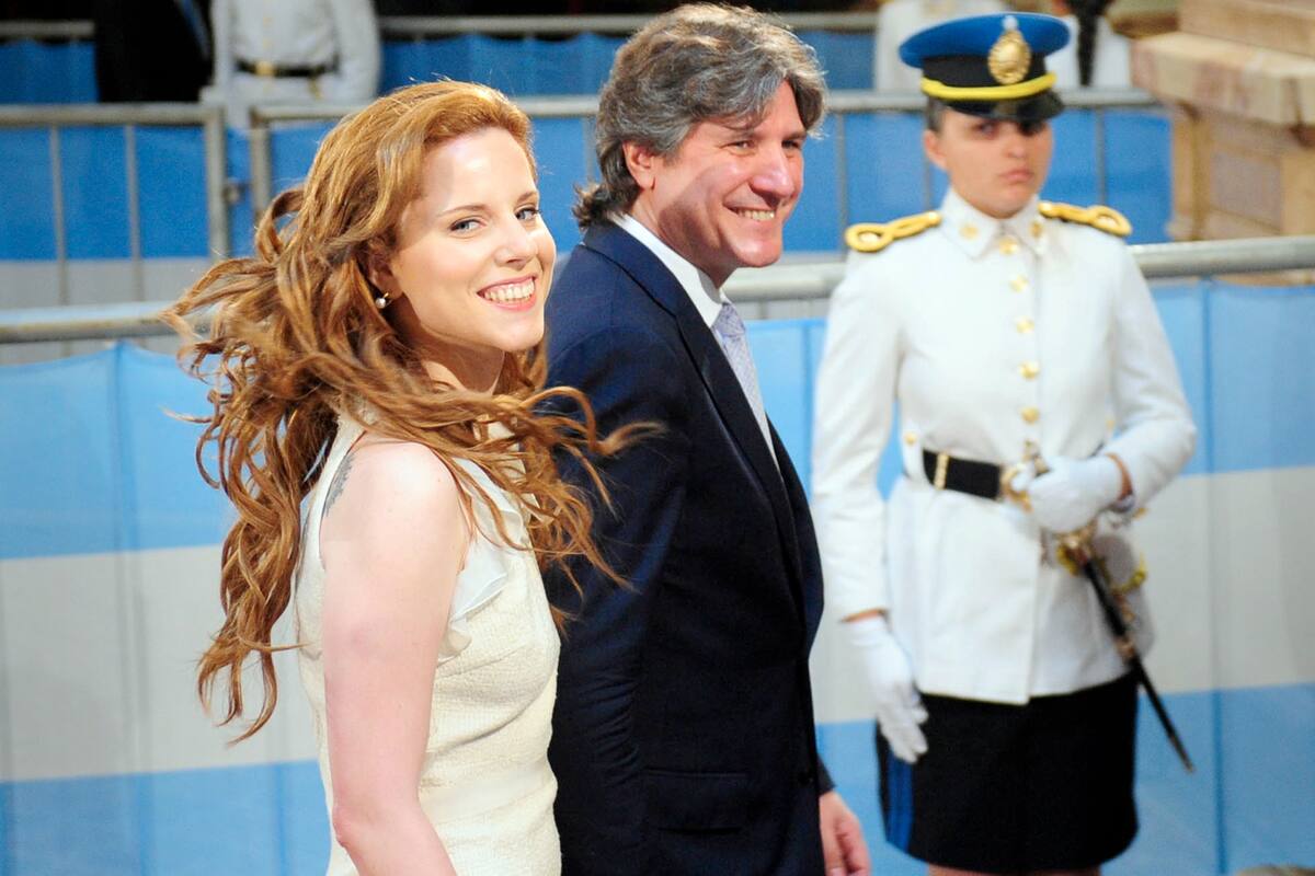 Amado Boudou y Agustina Kampfer