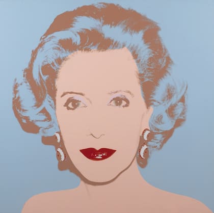 Amalia Fortabat en la mirada de Andy Warhol
