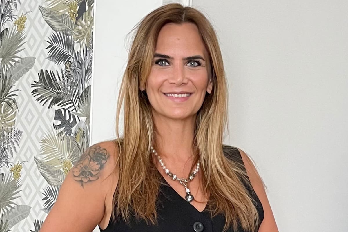 Amalia Granata recibió el año nuevo con su familia y su hija Uma se robó todas las miradas