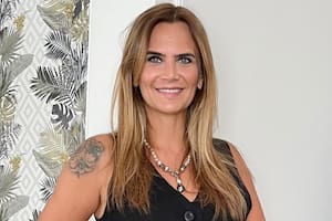 Amalia Granata recibió el año nuevo con su familia y su hija Uma se robó todas las miradas