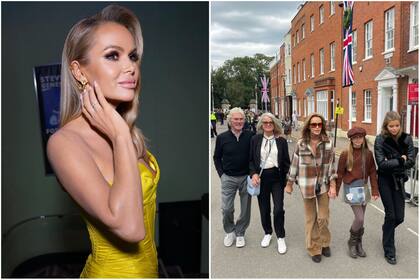 Amanda Holden despidió a Isabel II junto a su familia en Windsor