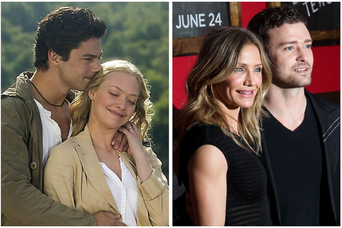 Amanda Seyfried junto a Dominic Cooper y Cameron Díaz con Justin Timberlake, dos parejas que se volvieron a ver las caras en un rodaje