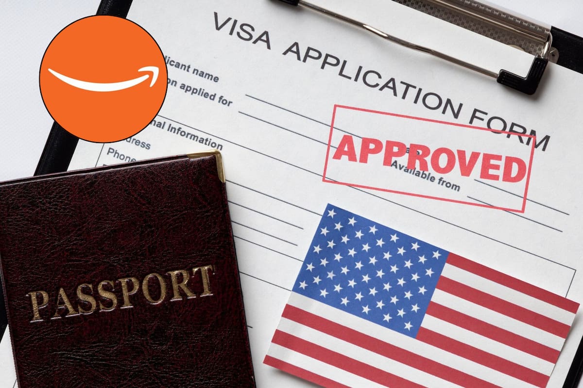 Amazon encabeza la lista de empresas que más patrocinan visas H1B en 2024, con 9265 aprobaciones, según datos del Servicio de Ciudadanía e Inmigración de EE. UU.