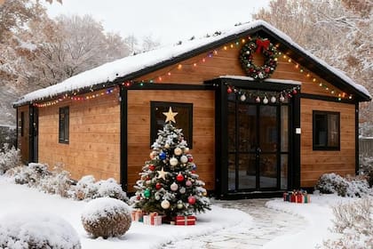 Amazon puso en oferta una casa prefabricada que puede usarse como hotel, salas de exposiciones, oficinas, viviendas y dormitorios (Amazon)