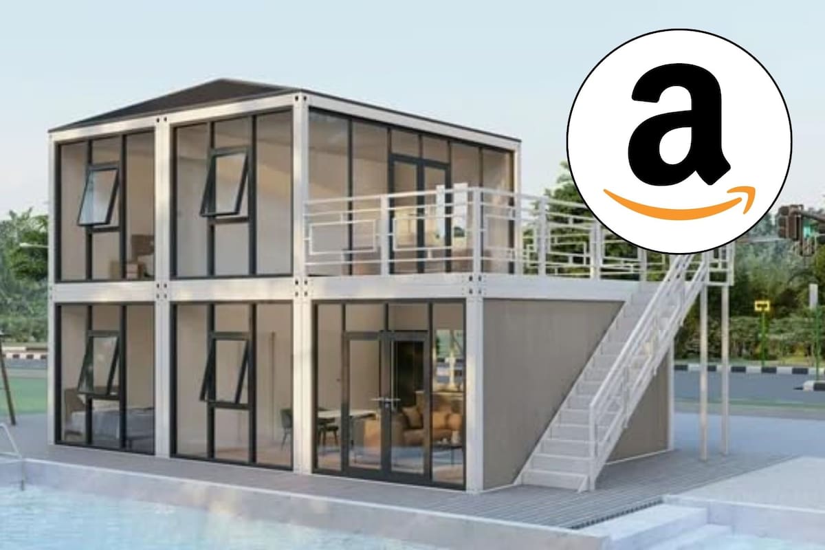 Amazon vende una casa prefabricada que puede ser utilizada como vivienda personal, alquileres vacacionales o alojamiento para huéspedes, entre otras opciones