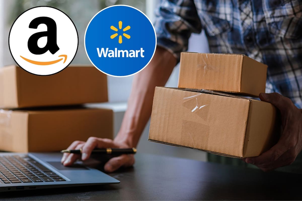 Amazon y Walmart implementaron una nueva política de reembolso que beneficia a los consumidores (Archivo/Canva)