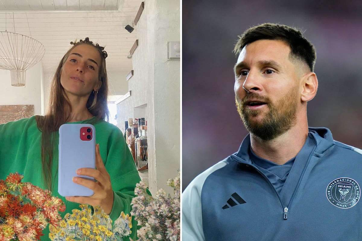 Ámbar se cruzó con Lionel Messi y no faltaron las fotos