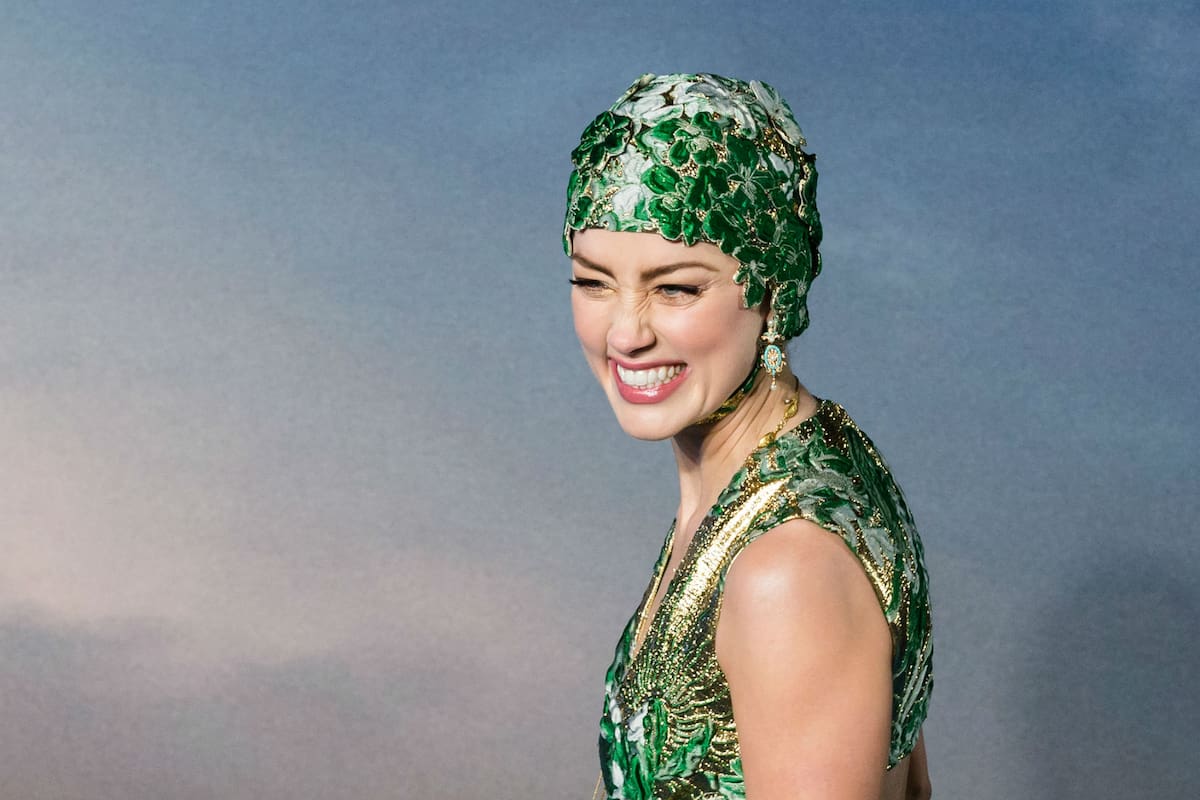 Amber Heard, vestida para la ocasión para la premiere de Aquaman