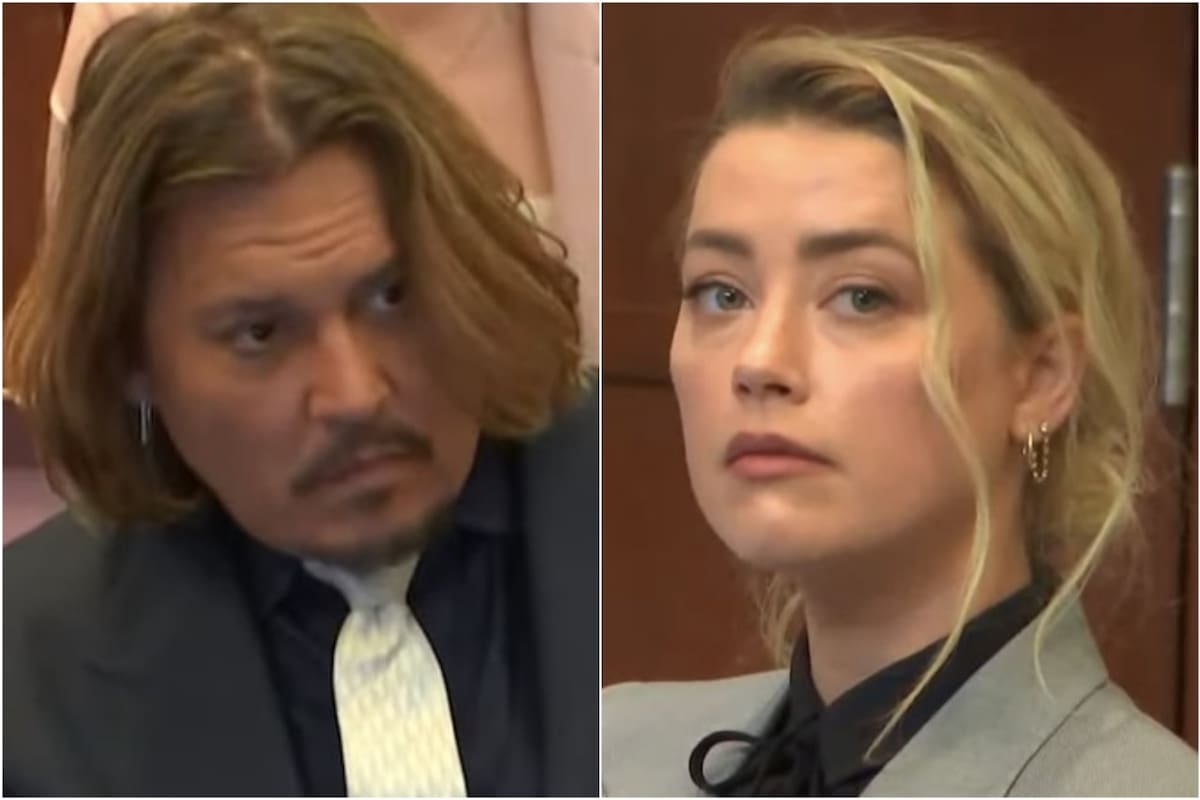 Amber Heard y Johnny Depp continúan con el juicio que el actor de Piratas del Caribe le inició a su exesposa por difamación (Crédito: Law & Crime Channel)