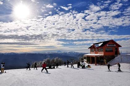 Chapelco entre el cielo y la nieve