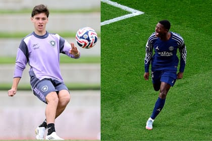 Ambos equipos buscarán colocarse como los líderes del grupo. Foto: IG @psg_espanol / @botafogo