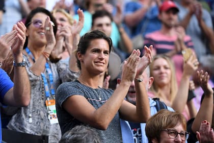 Amelie Mauresmo celebra la gran actuación de su pupilo