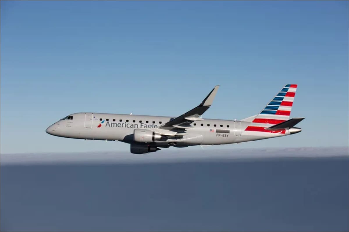 American Airlines comenzó a vender vuelos de Florida a Venezuela nuevamente en su flota Embraer
