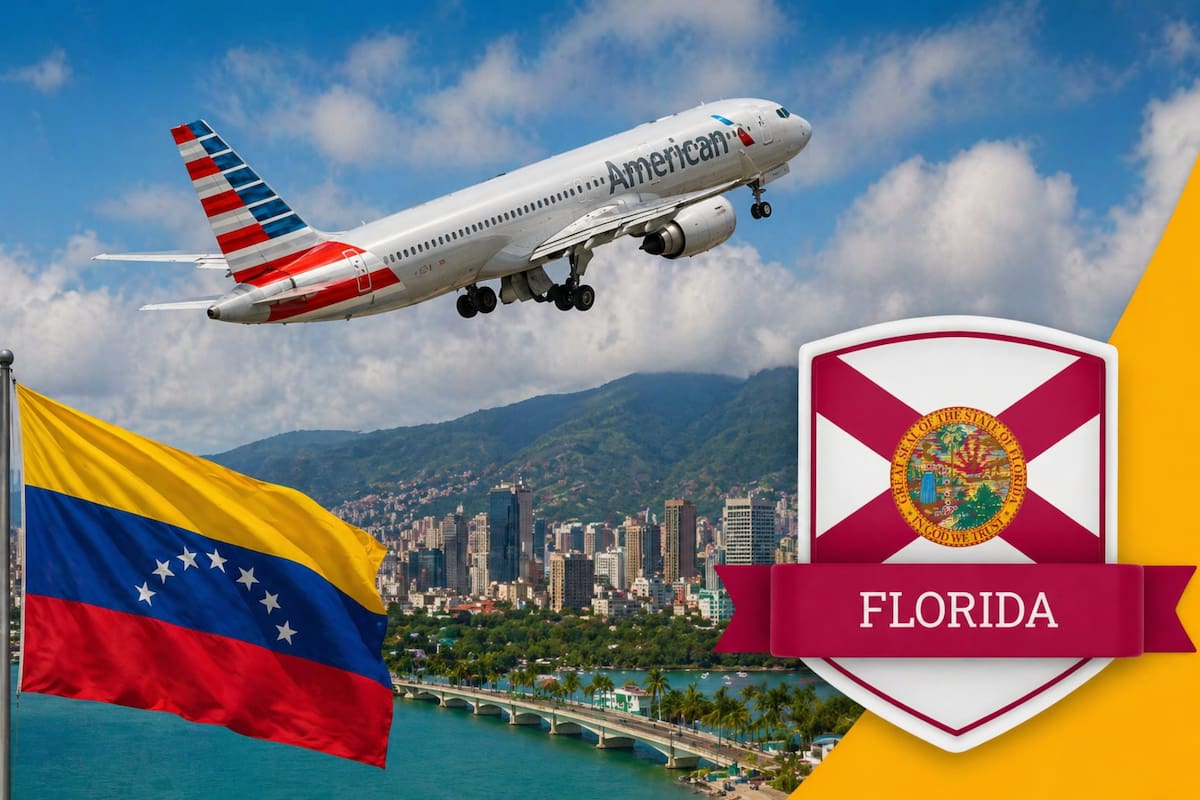 American Airlines volverá a Venezuela con un vuelo directo desde Miami