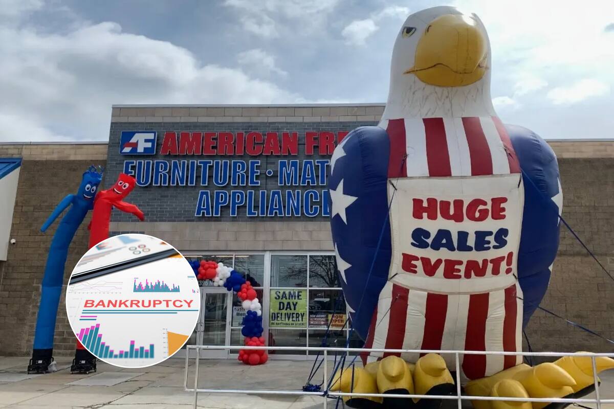 American Freight, propiedad de Franchise Group, cerrará sus 357 tiendas y liquidará inventario en una venta que ofrecerá descuentos de hasta un 30%.