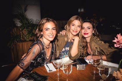 Amigas de la "tele", Agustina Cherri, Marcela Kloosterboer y Celeste Cid