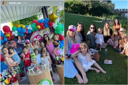 Amigos y familiares estuvieron presentes en el cumpleaños del hijo de Wanda Nara