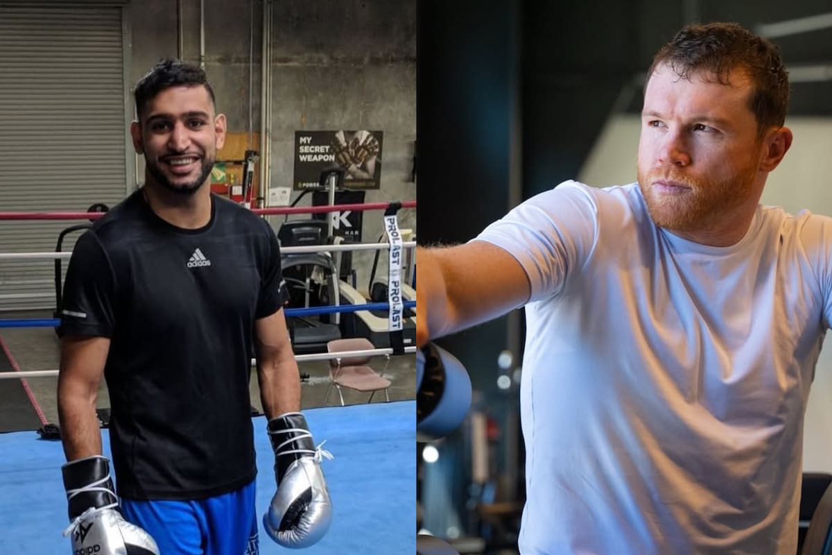 Amir Khan considera que no será una pelea fácil para el Canelo Álvarez (Instagram/@amirkingkhan/@canelo)