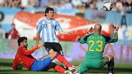 Argentina y España jugaron un amistoso en el Monumental después de que la Furia Roja fue campeón del mundo y ganó la albiceleste