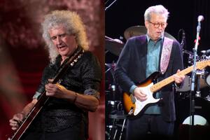 “Amo a Eric Clapton, él es mi héroe, pero tiene puntos de vista muy diferentes a los míos en muchos sentidos”, dijo Brian May en una entrevista