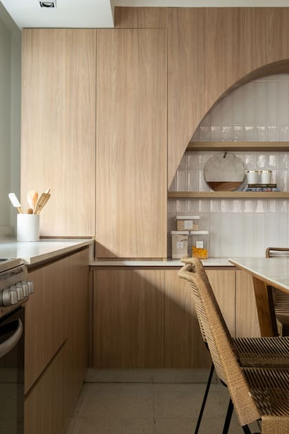Amoblamiento en melamina diseñado por el Estudio Romano-Cal