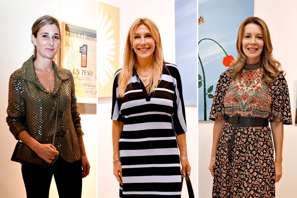 Amparo Díscoli, Amalia Amoedo y Nunzia Locatelli de Bulgheroni