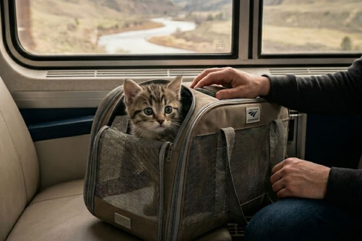 Amtrak permite llevar ciertas mascotas en sus trenes