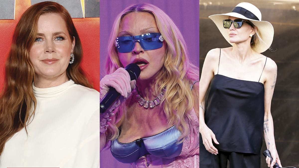 Qué se sabe de… Amy Adams y un parecido que sorprende, la aparición sorpresa de Madonna y Angelina Jolie, del cine a la cancha