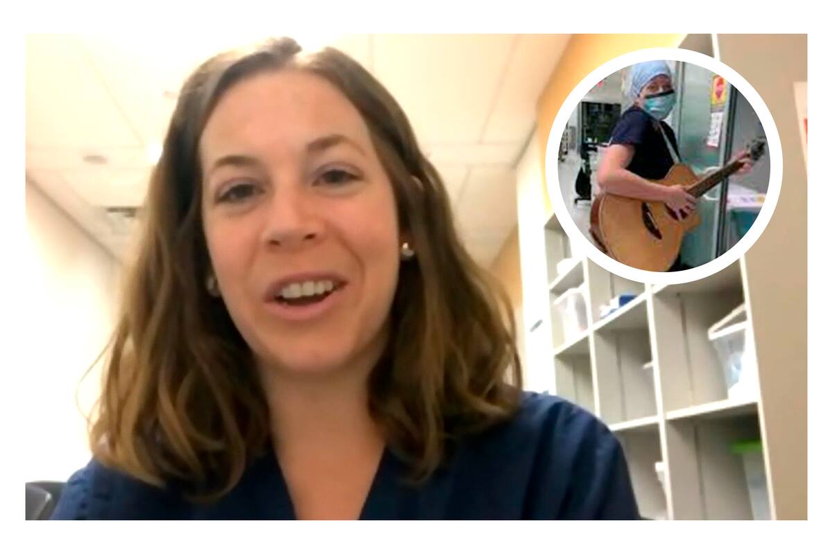 Amy-Lynn Howson trabaja en el hospital de Ottawa, en Canadá y en las últimas horas su emotivo video se volvió viral.