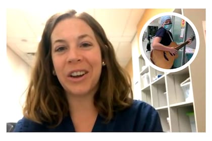 Amy-Lynn Howson trabaja en el hospital de Ottawa, en Canadá y en las últimas horas su emotivo video se volvió viral.