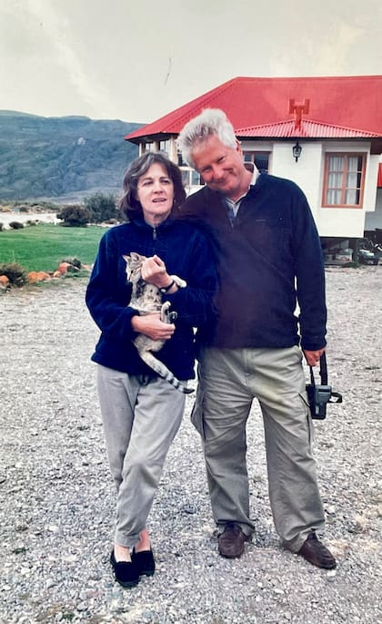 Ana Bas y Jorge Cramer en el lodge Lagos del Furioso