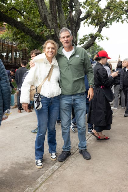 Ana Bereciartúa y su marido, el polista Alejandro Agote.