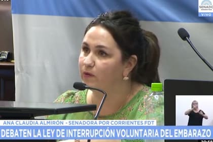 Ana Claudia Almirón, del Frente de Todos, habló de la realidad de su provincia