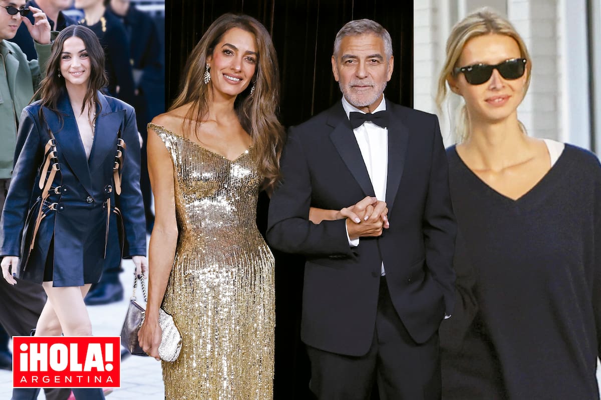 Ana de Armas, Amal y George Clooney y Apple Martin, protagonistas
