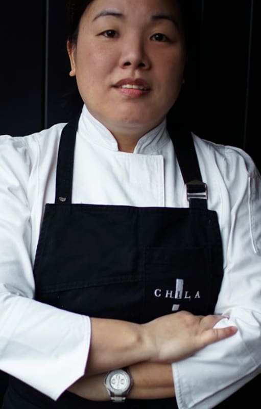 Ana Irie, responsable de la pastelería en el restaurante Chila