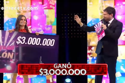 Ana Laura Parlante se alzó con un premio de tres millones de pesos al responder una pregunta sobre Soda Stereo que le hizo Bebe Contepomi