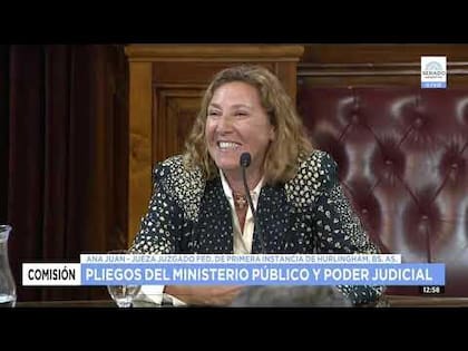 Ana María Cristina Juan es una de las candidatas cuyo pliego fue aprobado hoy