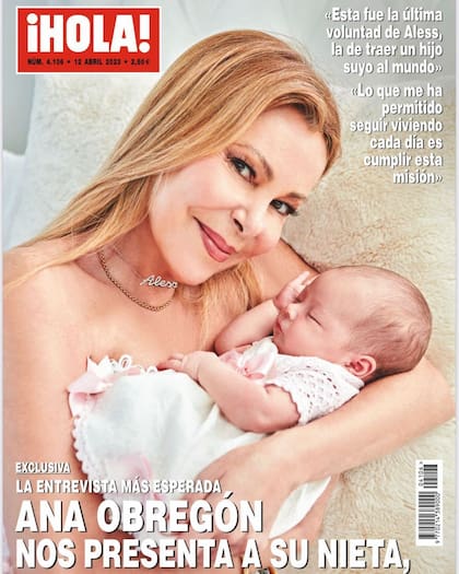 Ana Obregón apareció en todas las portadas de los medios españoles