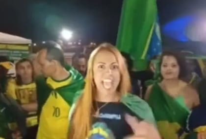 Ana Priscila Azevedo, una de las mujeres acusadas de organizar la manifestación del domingo en Brasilia