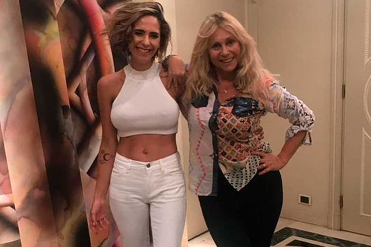 Ana Rosenfeld fue quien divulgó la presencia de Victoria Vannucci en el país, a través de su cuenta de Instagram