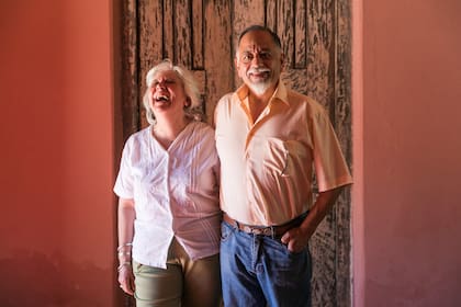 Ana Saris y Horacio Saldaño, anfitriones en Finca La Sala.