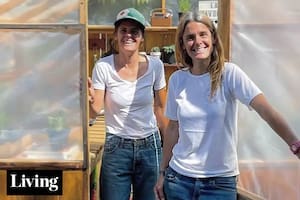 Ana y Delfina Pavón nos recibieron en su vivero y en sus casas.